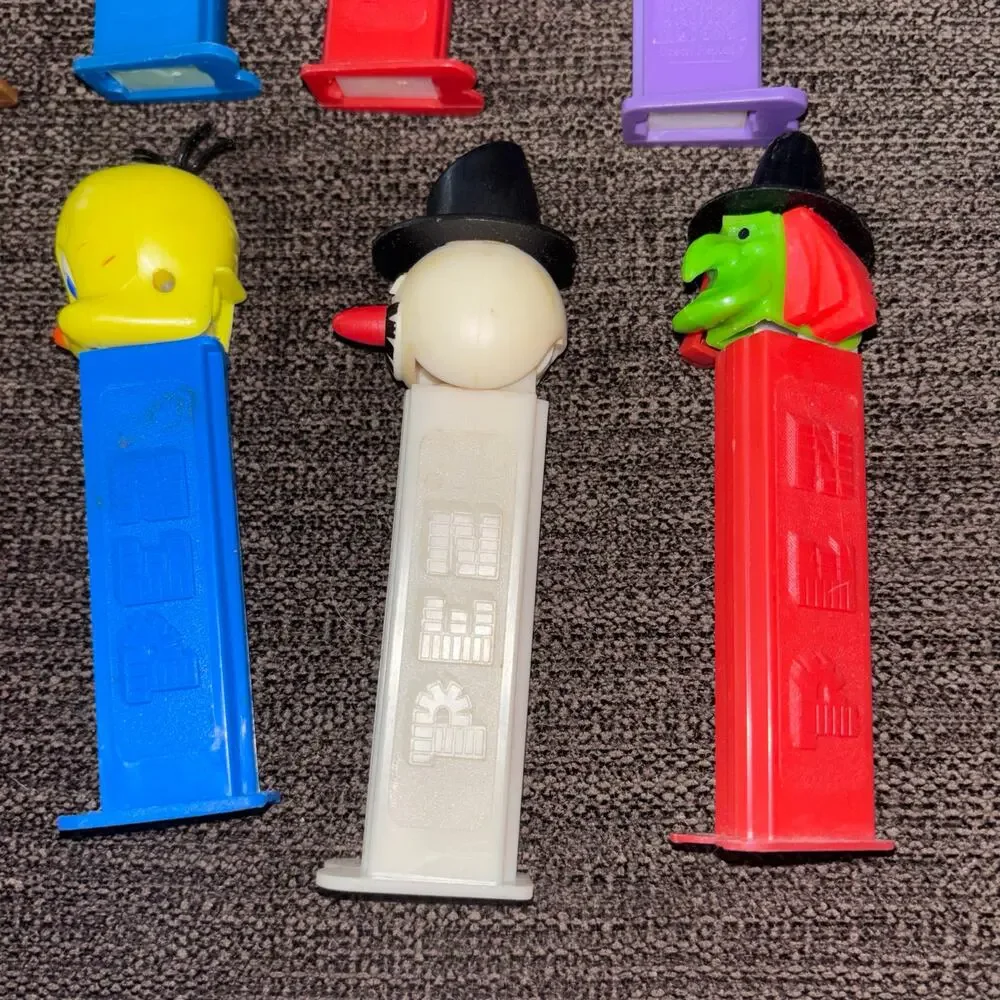 PEZ Dispensers Lot 12 Footed Kermit Piggy Tweety Flintstones Star Wars